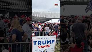 Supporters of former President Trump have been outside for hours newyork trump election2024 [upl. by Doretta253]