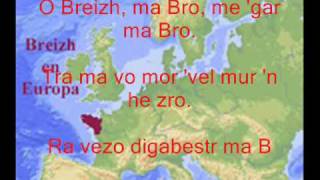 Bro Gozh ma Zadoù  Hymne National Breton [upl. by Bainter325]