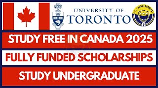 Canada Scholarships  Lester B Pearson International Student Scholarship Toronto University 202425 [upl. by Ahsikrats555]