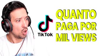 QUANTO O TIKTOK PAGA POR CADA MIL VISUALIZAÇÕES [upl. by Ambrogino62]