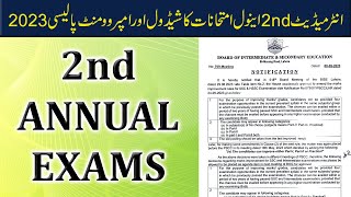 Intermediate 2nd Annual Exams Schedule  Improvement Policy Explained  How to Apply [upl. by Robinet369]