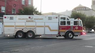 VERY RARE PFD Rescue 1 Responding YELP ON THE EQ quotNorthern Liberties Hose Companyquot [upl. by Dolley]