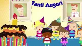 BUON COMPLEANNO TANTI AUGURI A TE  HAPPY BIRTHDAY  Canzoni per bambini [upl. by Lyret]