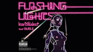 KANYE WEST  FLASHING LIGHTS OFFICIAL INSTRUMENTAL [upl. by Shepherd]