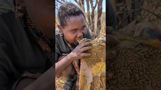 Its Lunch time See How hadzabe cooks Raw meat today hadzabetribe villagelife food [upl. by Wira]