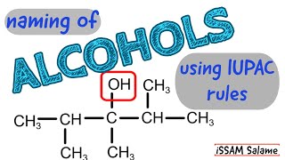 Iupac Naming Alcohol organic chemistry [upl. by Llertak110]