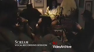 Rare Michael JacksonampJanet Jackson Scream Studio Recording [upl. by Jerusalem]