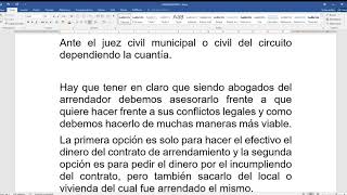 C de arrendamiento en Colombiaproceso ejecutivo y restitución de bien inmueble arrendado parte I [upl. by Saire]