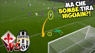 MA CHE BOMBE TIRA HIGUAIN FIORENTINAJUVENTUS FIFA 17 ITA [upl. by Mohl]