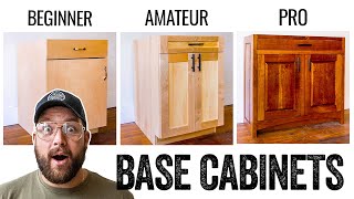 3 LEVELS of Cabinets DIY to PRO Build [upl. by Amethyst377]