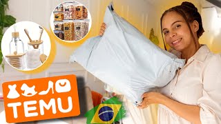 COMPRAS NA TEMU BRASIL  MAIS DE R 1000 em comprinhas para CASA E ROUPA 😮 VALE A PENA [upl. by Lyndon]