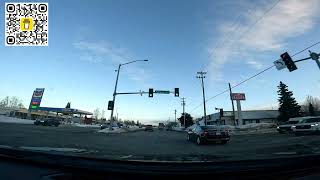 Drive to downtown Anchorage Alaska [upl. by Arraik751]