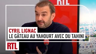 Cyril Lignac  sa recette de gâteau au yahourt avec du tahini et des fruits rouges [upl. by Alphard]