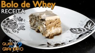 Quer Ficar Grandão Bolo de Whey Bolo de Festa [upl. by Publea]