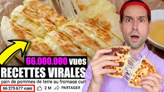 Je mange des RECETTES VIRALES pendant 24H Partie 2  Huby [upl. by Tamarra]