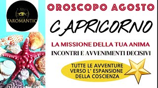 CAPRICORNO ⭐️ OROSCOPO AGOSTO ⭐️ LA RESURREZIONE  taromantic [upl. by Haggerty]