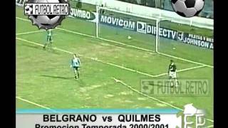 Belgrano 1 vs Quilmes 0 Promocion 20002001 Mugnaini FUTBOL RETRO TV [upl. by Nyleaj706]