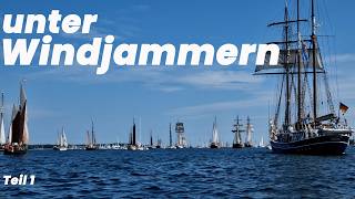 Unter Windjammern amp Traditionsseglern per Katamaran 2 [upl. by Ecnadnac]