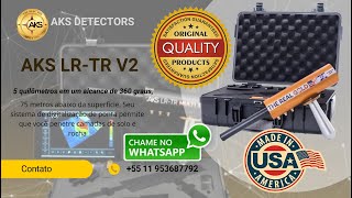 LOCALIZADOR E DETECTOR AKS LR TR PRO ORIGINAL [upl. by Arracahs]