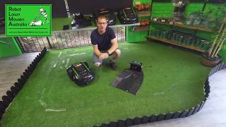 Robot Lawn Mowers Australia  Lawnba E18001600 Charge Station Installation [upl. by Melisenda491]