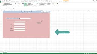 Excel VBA Formulaire Dinventaire Matériel Ajouter rechercher modifier imprimer Part 1 [upl. by Herrera]