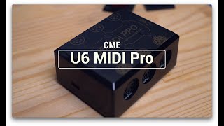 ACC012 3 IN3 OUT MIDI Interface，實現你3P的夢想「CME  U6 MIDI Pro」 [upl. by Namyh]