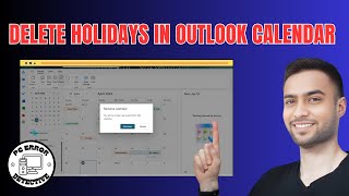 How to Delete Holidays in Outlook Calendar  Simplify Your Schedule Today [upl. by Nnyleahs]