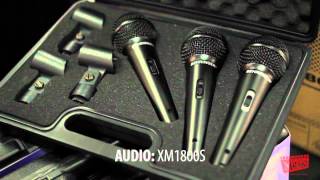 Behringer XM8500 amp XM1800S Microphones [upl. by Ahsait]