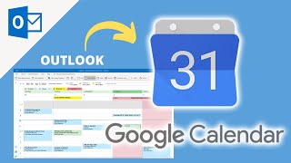 How to sync Outlook Calendar with Google Calendar  Google amp Microsoft Outlook Tutorial [upl. by Hoffman]