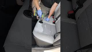 car deep clean and shampoo back seats 12 [upl. by Nessie]