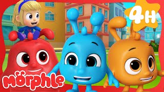 Blue Orange and Red Colorful Morphles 🌈  Cartoons for Kids  Mila and Morphle [upl. by Eneri]