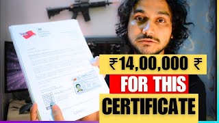 I Spent ₹1400000 In Merchant Navy For This Small Piece Of Card  Merchant Navy [upl. by Ahsym]