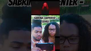 Sabrina Carpenter  Exhale Official Video COUPLES REACTION [upl. by Keefe]