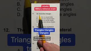 ASVAB Math Knowledge AFQT practice 11 [upl. by Enilekaj]