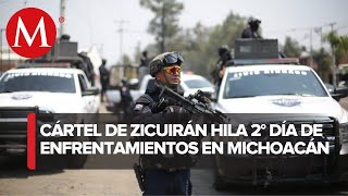 Siguen los enfrentamientos armados en Michoacán [upl. by Etnaud]