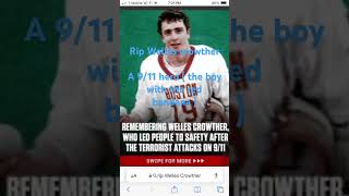 Rip Welles crowther  the boy in the red bandanna  911 hero [upl. by Akeylah818]