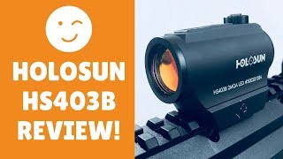 🤔 Holosun HS403B Review Handy Little Red Dot Under 200 Bucks [upl. by Onairda932]