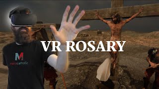 Pray the Sorrowful Mysteries of the Rosary in Virtual Reality  360 VR [upl. by Nathanoj]