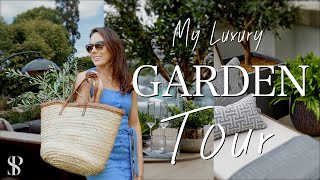 MY GARDEN TOUR  OUTDOOR STYLING TIPS  INTERIOR DESIGN [upl. by Eblehs]