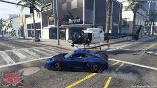 GTA 5  BEST CAR  POLICE CHASE GROWLER [upl. by Enorel]