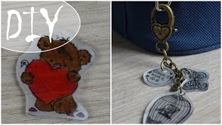 Schrumpffolie  shrink plastic  Schmuck Embellishments und mehr  DIY Tutorial [upl. by Nnylsor49]