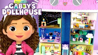 Crafting a Mini Gabbys Dollhouse  GABBYS DOLLHOUSE [upl. by Cioban]