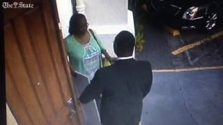 Clementa Pinckney greets parishioners at mother Emanuel [upl. by Zaneta]