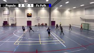 Naisten Futsal Kakkonen Popula Vs FC Folk [upl. by Ford]