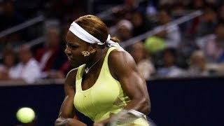 Serena Williams v Elena Dementieva  Los Angeles 2004 SF Highlights [upl. by Lyell]