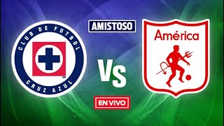 🔥🔥🔥Cruz Azul 🔵🔵🔵 Vs América De Cali ⚪️🔴⚪️  Copa Fundadores  Amistoso🔥🔥🔥 [upl. by Searle728]