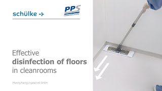 Effective disinfection of floors in cleanrooms  How to [upl. by Llekim291]