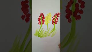 Flower Stick 🍡 Acrylic painting for kids flower painting shortartwork Jignamungara7 [upl. by Seale]