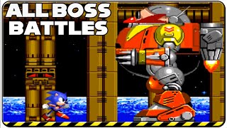 Sonic The Hedgehog 2 All Bosses [upl. by Willcox998]