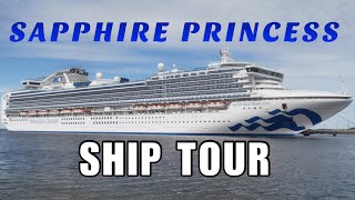 Sapphire Princess Cruise Ship Tour  Princess Cruises [upl. by Ditzel]